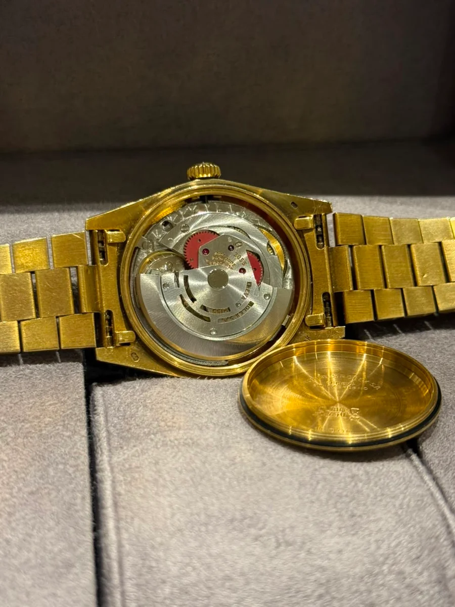Rolex Day-Date Ref. 18000 Green Stella Spider Dial Full Gold - Image 7