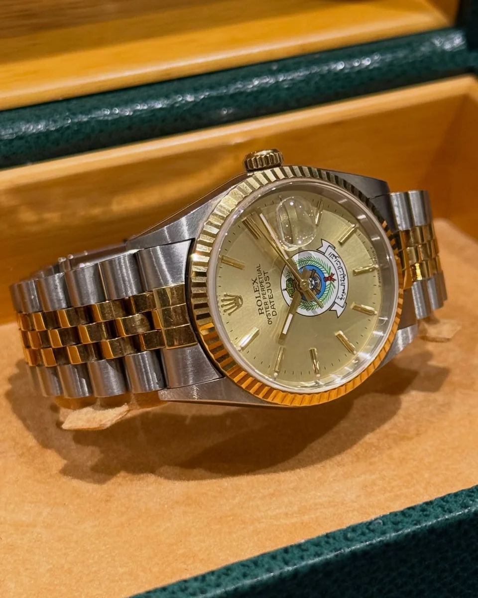 Rolex Date just 1990s 36 mm Special Edition Saudi Armed Forces - Image 3