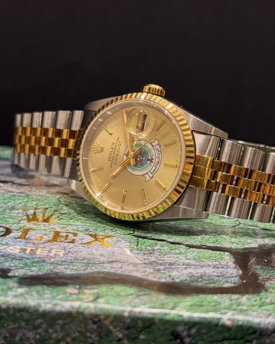 Rolex Date just 1990s 36 mm Special Edition Saudi Armed Forces - Image 4