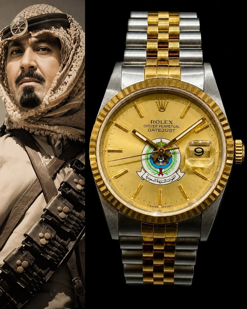 Rolex Date just 1990s 36 mm Special Edition Saudi Armed Forces