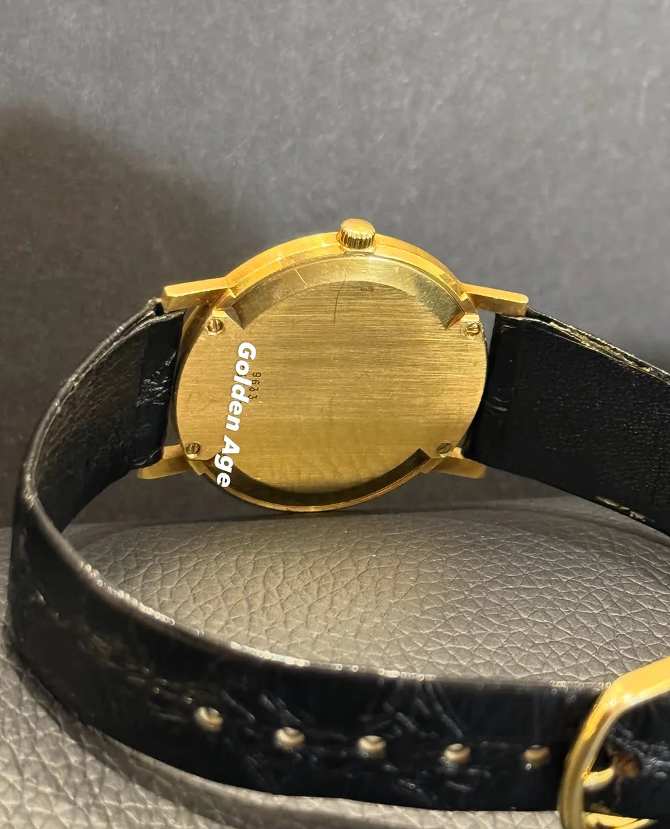 Piaget 1970 True Gem Rare Piaget Classic 18K Full Gold - Image 7