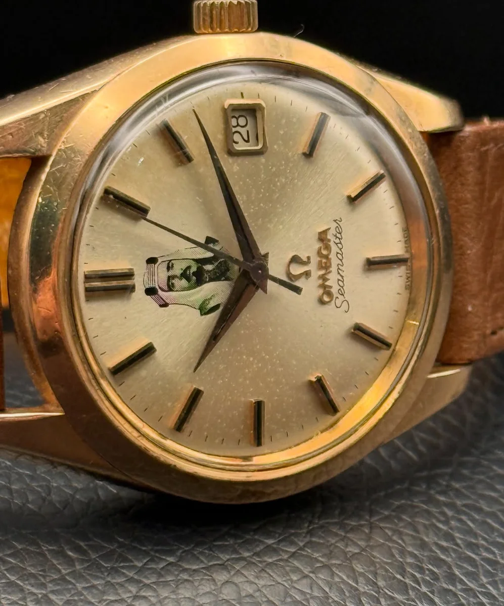 Omega Amiri Edition, Bahrain 1966 Prince Issan Bin Salman Rare - Image 4