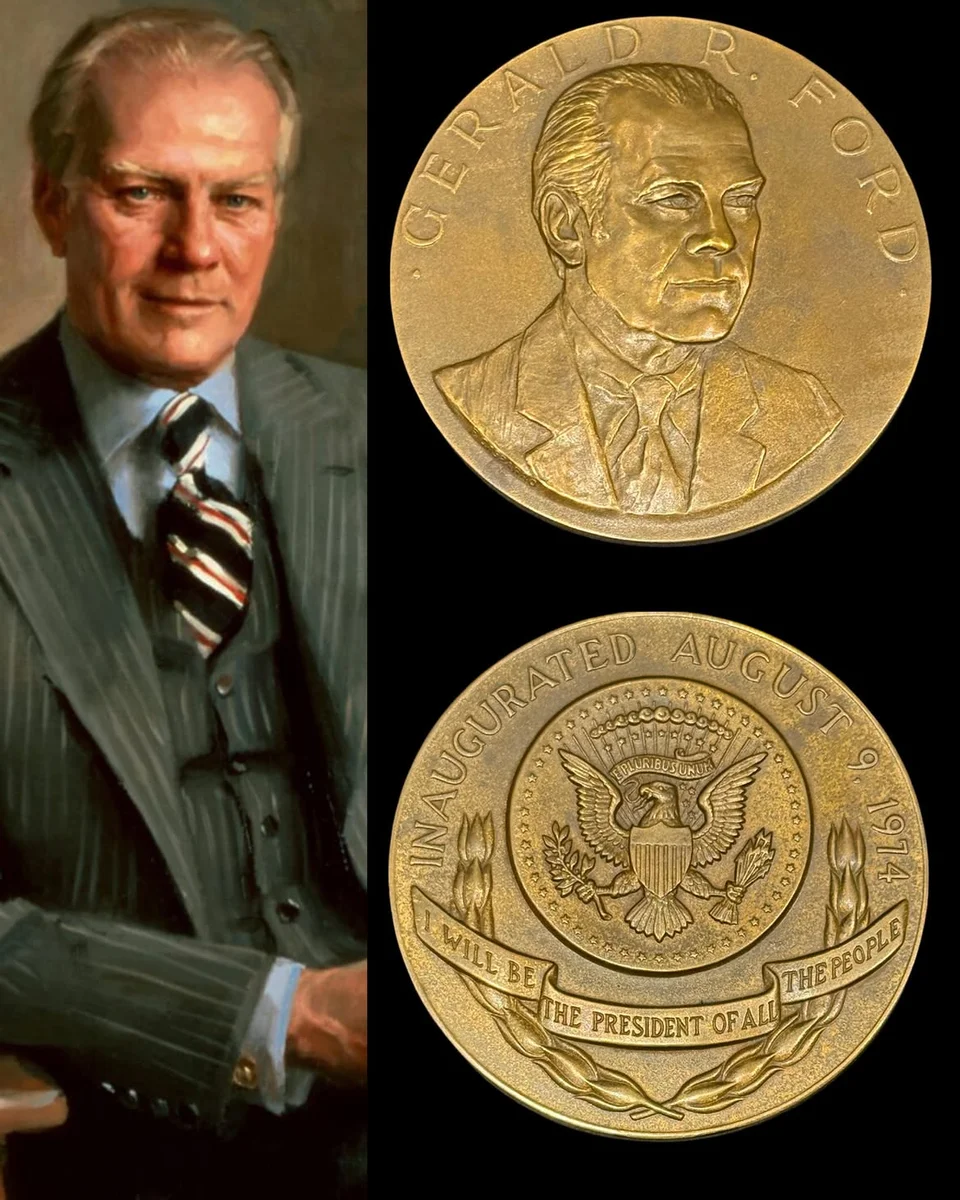 Commemorative Bronze Medal President Gerald R. Ford