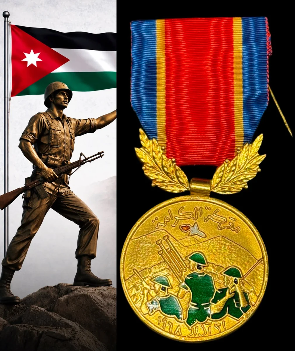 Jordan Medal  Battle of Karameh (21 March 1968)