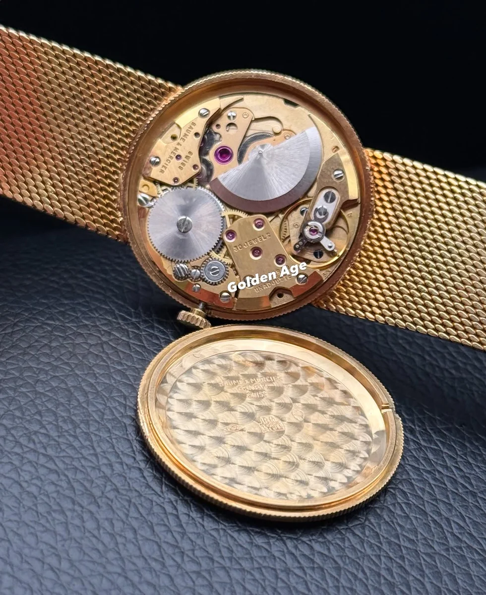 1980 Baume & Mercier H.H. Sheikh Issa bin Salman Al Khalifa 18K Solid Gold - Image 7