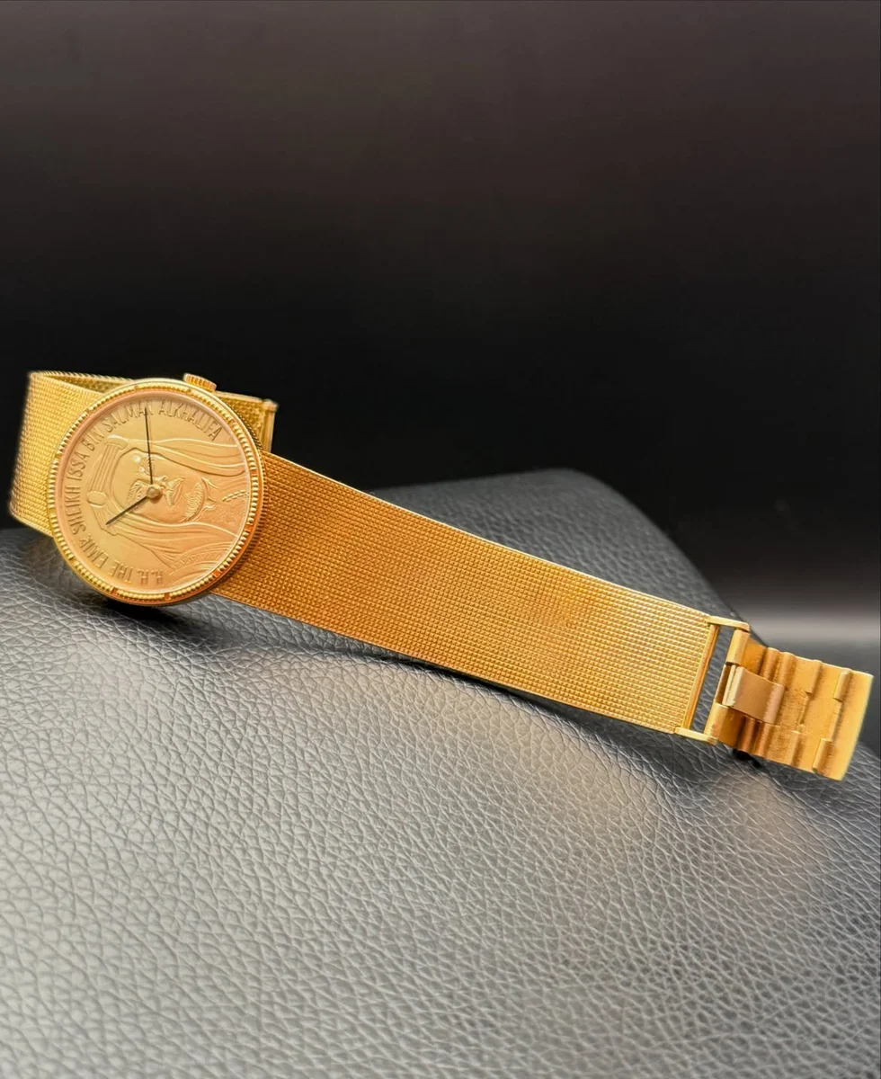 1980 Baume & Mercier H.H. Sheikh Issa bin Salman Al Khalifa 18K Solid Gold - Image 3