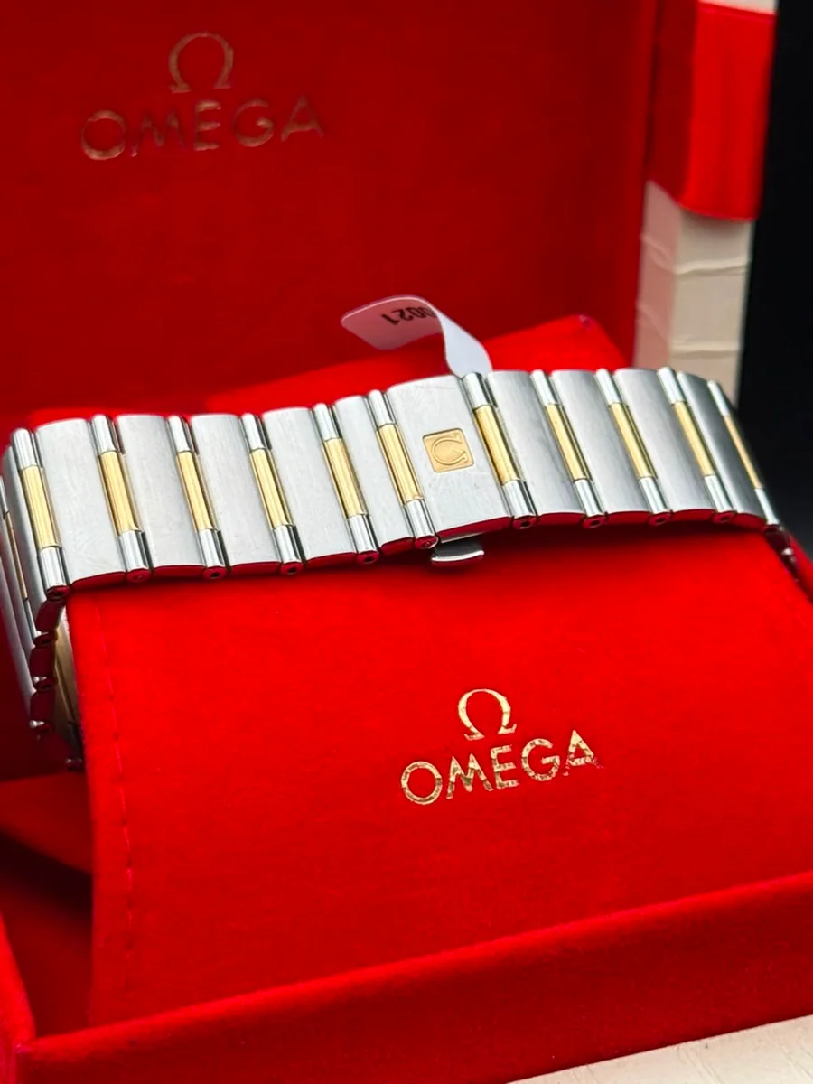 OMEGA Constellation Manhattan 33MM Gold Steel Diamonds - Image 6
