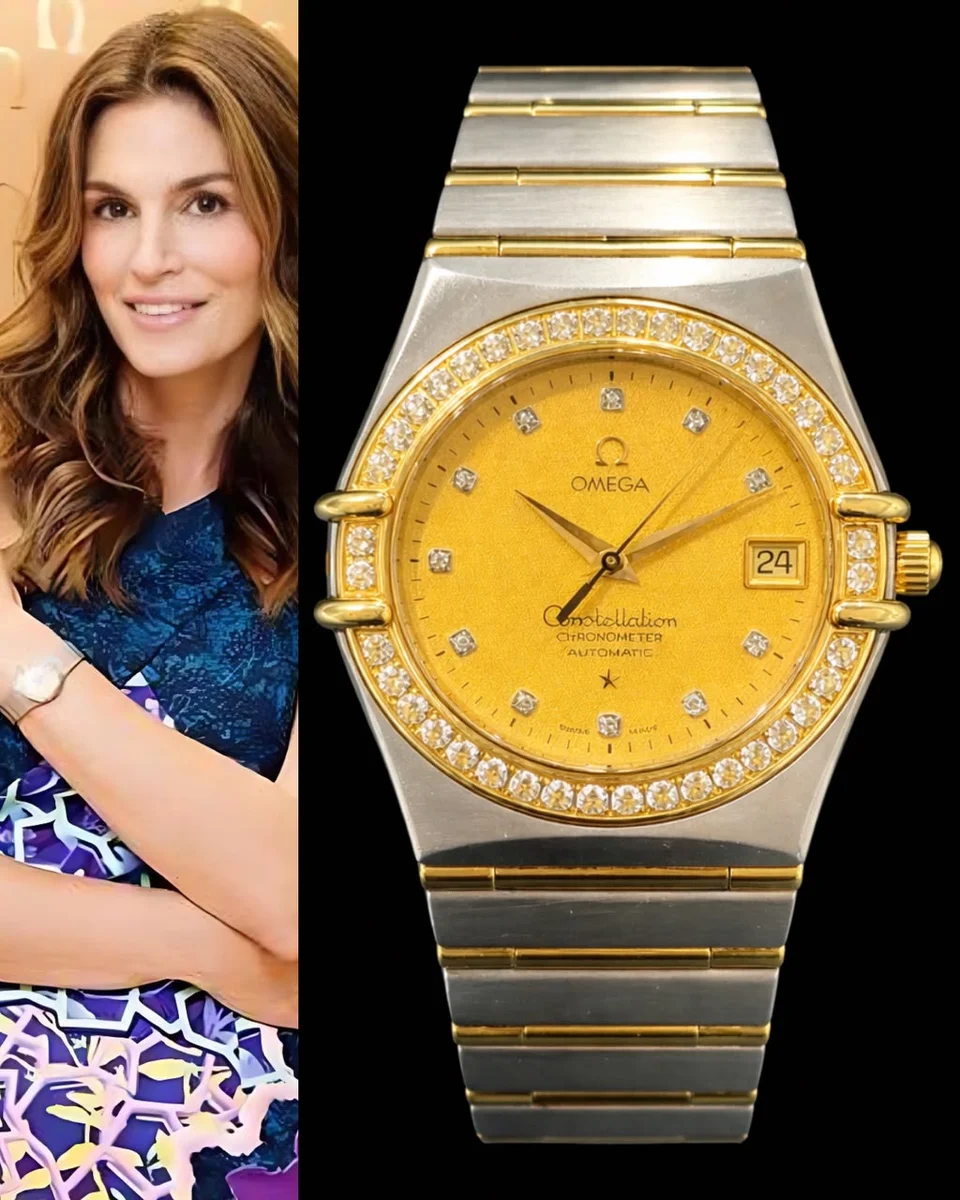 Omega Constellation Steel Gold Diamonds Iconic Constellation
