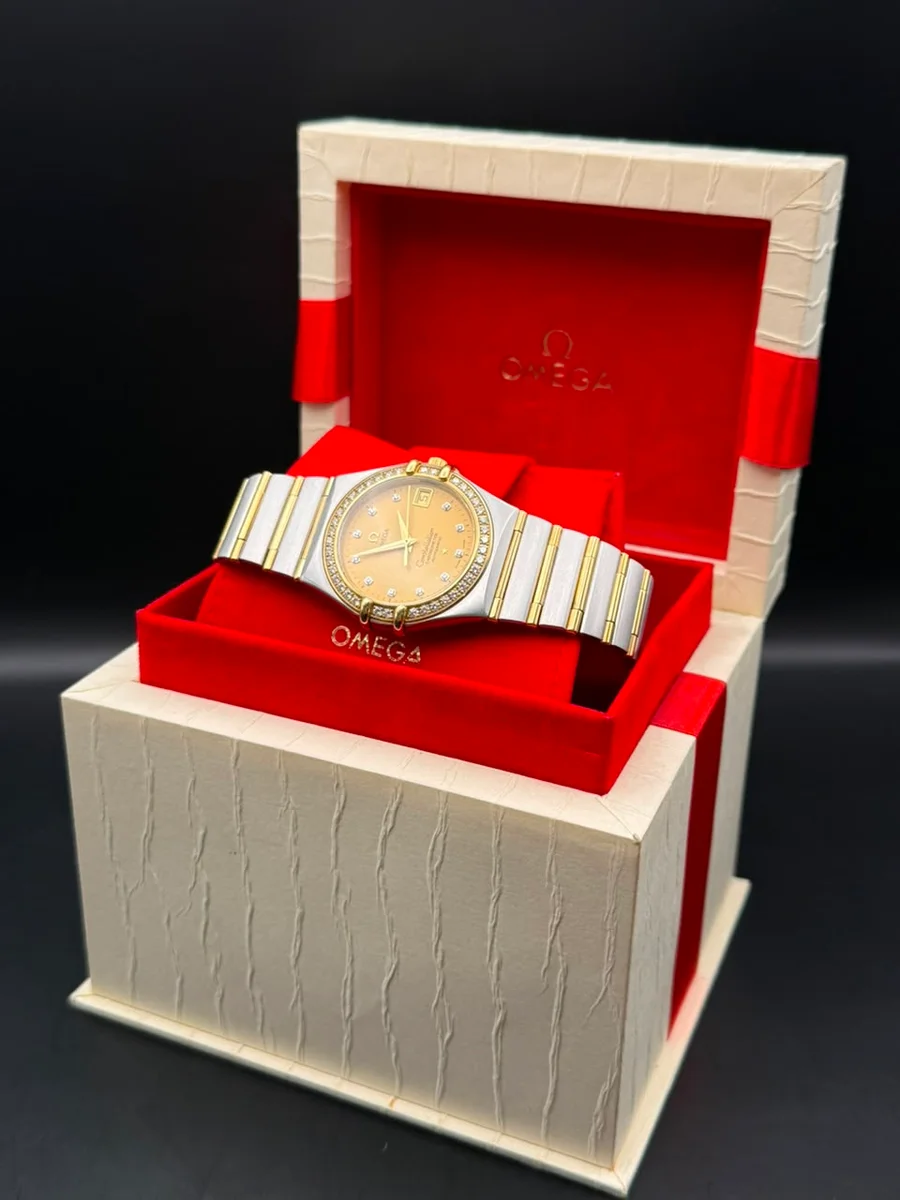 Omega Constellation Steel Gold Diamonds Iconic Constellation - Image 4