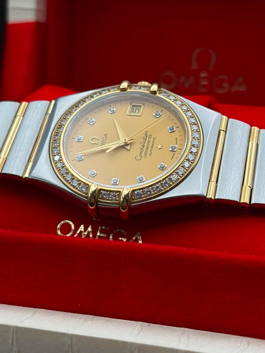 Omega Constellation Steel Gold Diamonds Iconic Constellation - Image 3