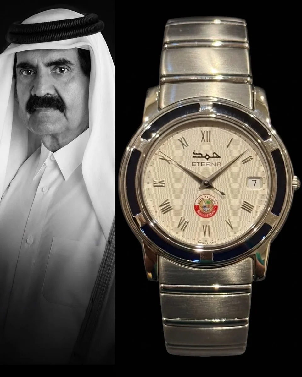 Eterna Exceptional Qatari Amiri Edition 1990 Sheikh Hamad bin Khalifa Al Thani