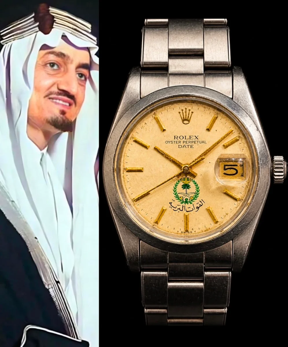 Rolex 1500 Date First Edition Saudi Arabia 1970 Landing Forces RARE