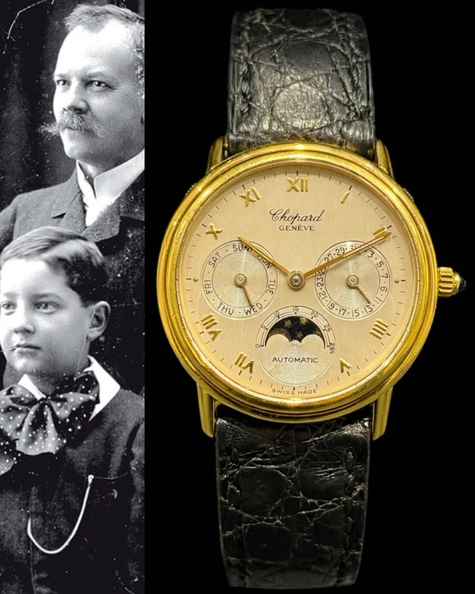 1970 Chopard Luna Doro Perpetual Calendar 18K Gold