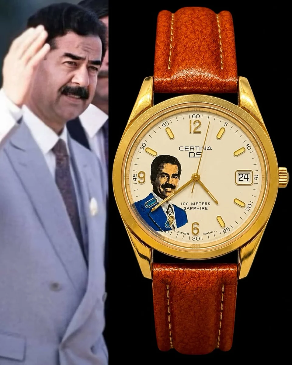 Certina Protocol Gift During the 1980s President Saddam Hussein