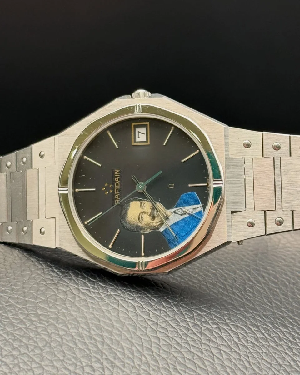 Rafidain By Eterna Switzerland Special Edition President Saddam Hussein 1980 - Image 6