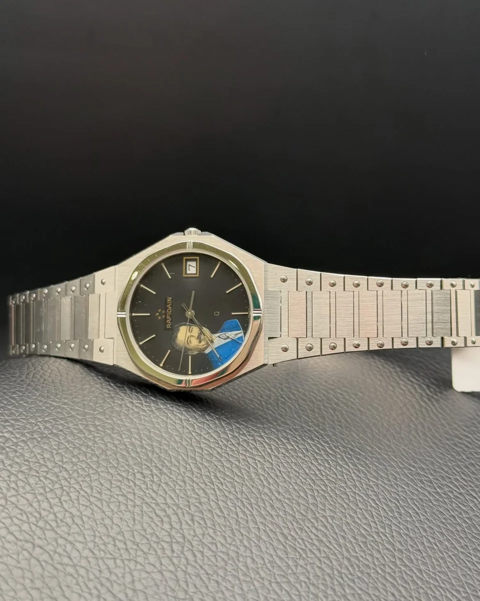 Rafidain By Eterna Switzerland Special Edition President Saddam Hussein 1980 - Image 5