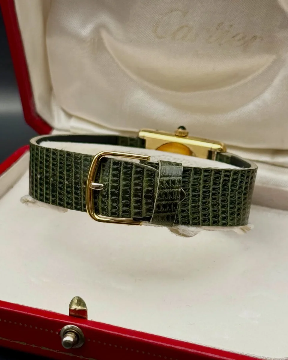 Cartier Tank Silver (Vermeil) 925 Silver Ivory Dial - Image 7