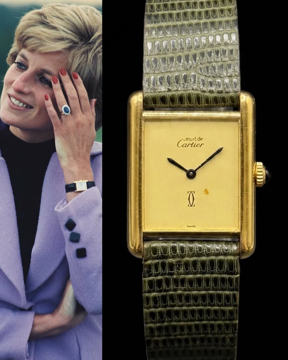 Cartier Tank Silver (Vermeil) 925 Silver Ivory Dial
