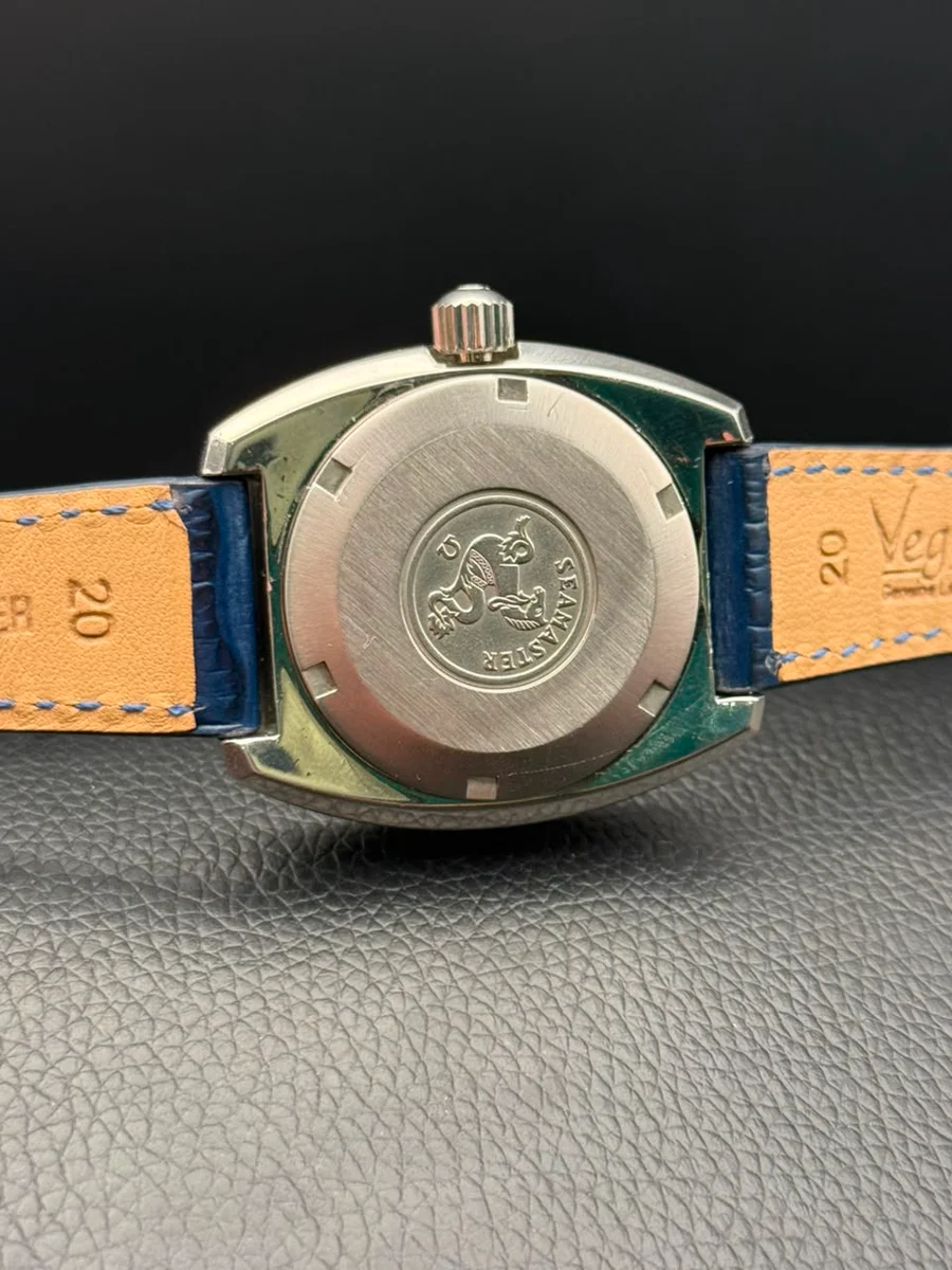Omega Seamaster Automatic Ocean Dark Blue Navy Leather - Image 5