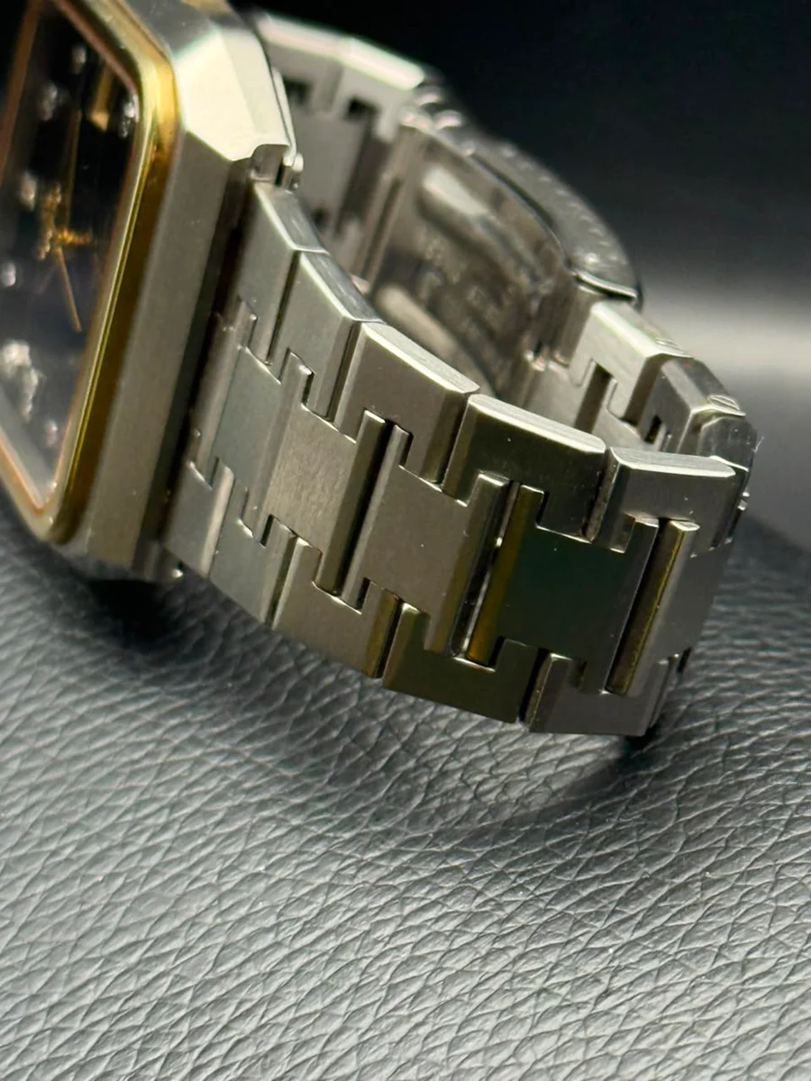 Omega Constellation Automatic Vintage Steel Gold Black Diamond Dial - Image 9