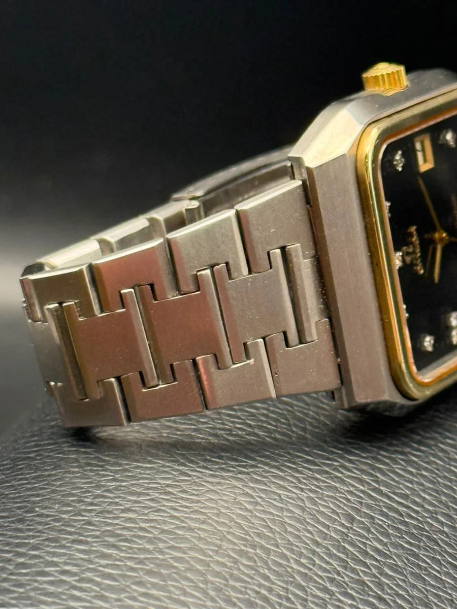 Omega Constellation Automatic Vintage Steel Gold Black Diamond Dial - Image 5
