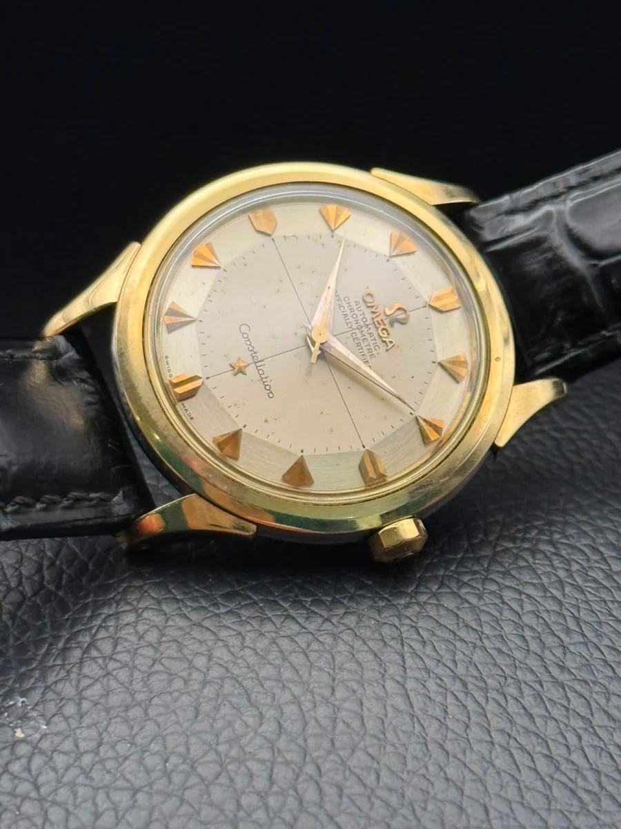 Omega Constellation Chronometer Vintage 1970s Gold Steel - Image 2