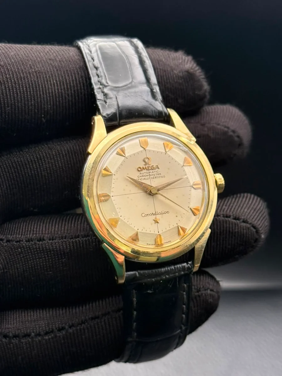 Omega Constellation Chronometer Vintage 1970s Gold Steel - Image 3