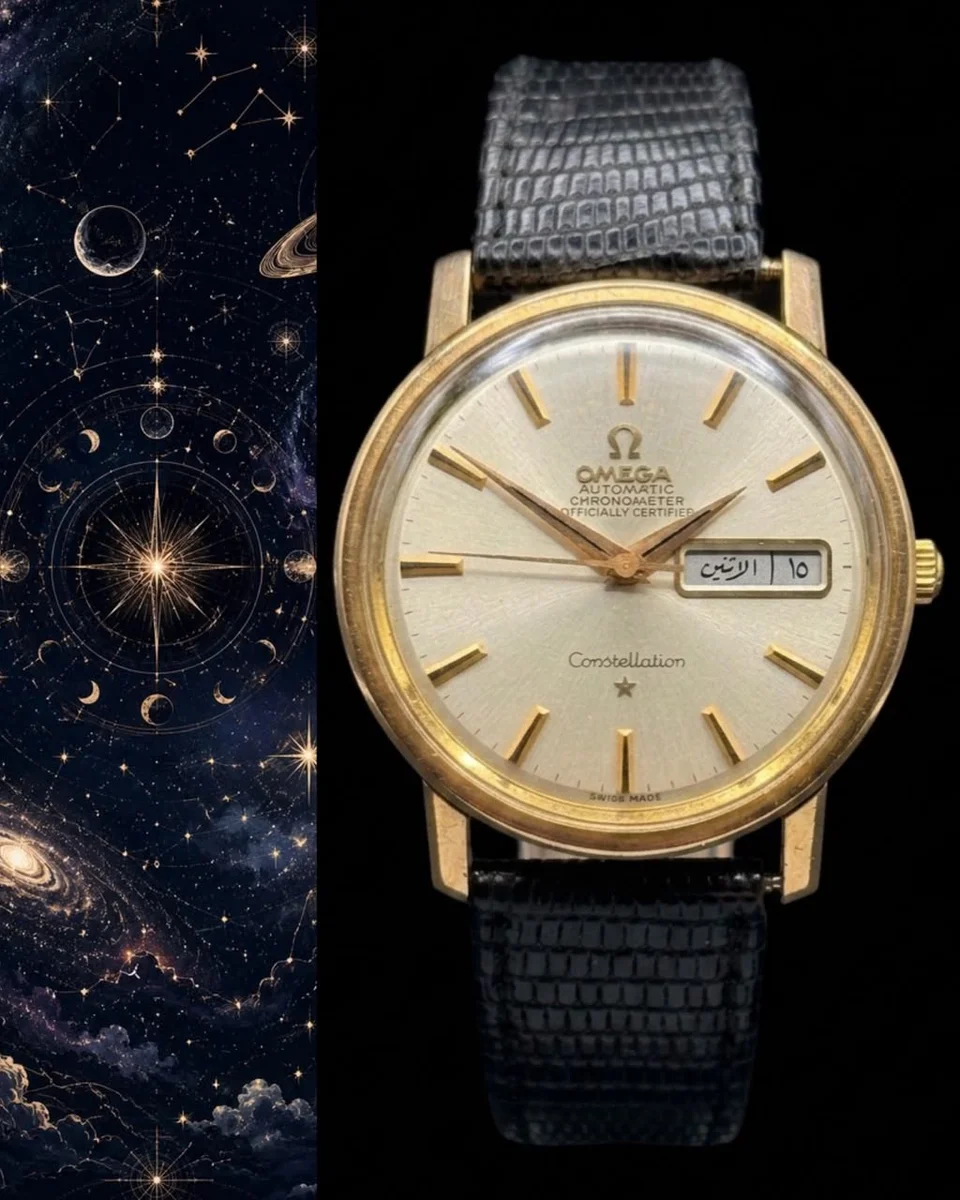 Omega Constellation Chronometer Arabic Calendar Edition 1970s