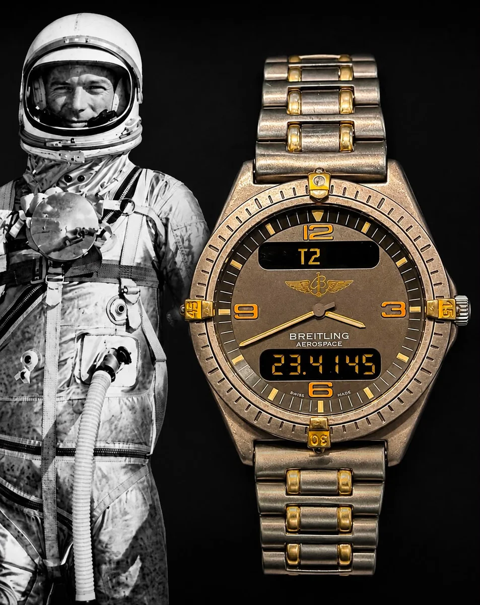 Breitling Aerospace 1990s Full Titanium 40MM Two Tone