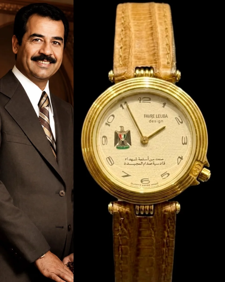Favre Leuba Rare Protocol Edition Iraq 1992 President Saddam Hussein