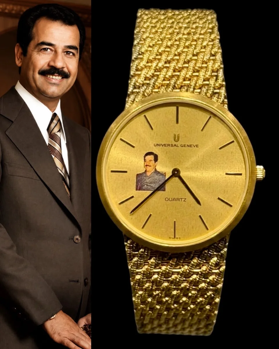 Universal Genève Military Protocol Edition Iraq 1985 Saddam Hussain