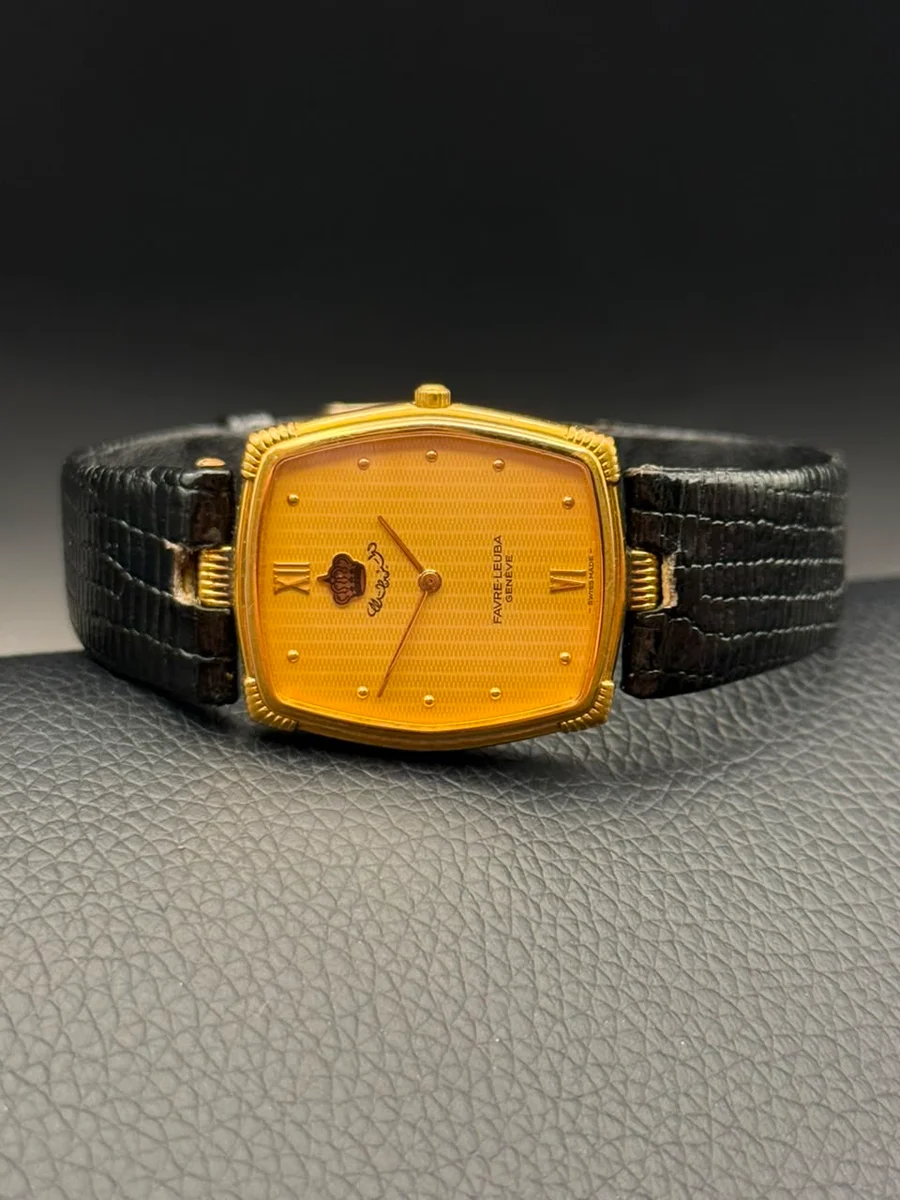 Leuba Genève Special Edition 1970   King Hussein bin Talal of Jordan - Image 3