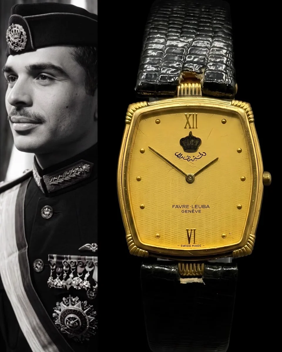 Leuba Genève Special Edition 1970   King Hussein bin Talal of Jordan