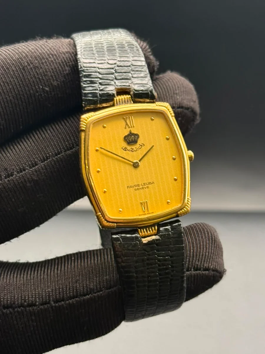 Leuba Genève Special Edition 1970   King Hussein bin Talal of Jordan - Image 2