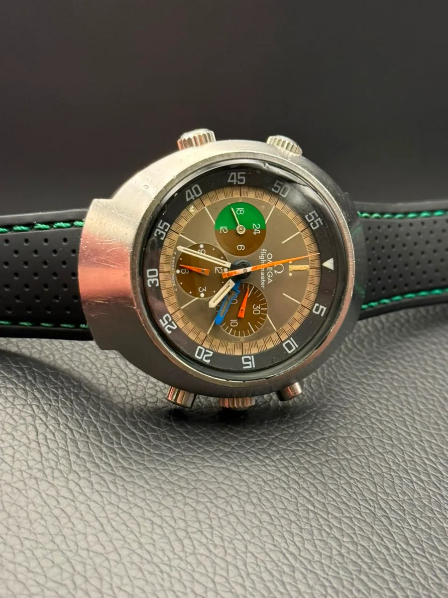 Legendary 1970 Omega Flightmaster Vintage Full Set 43MM - Image 3
