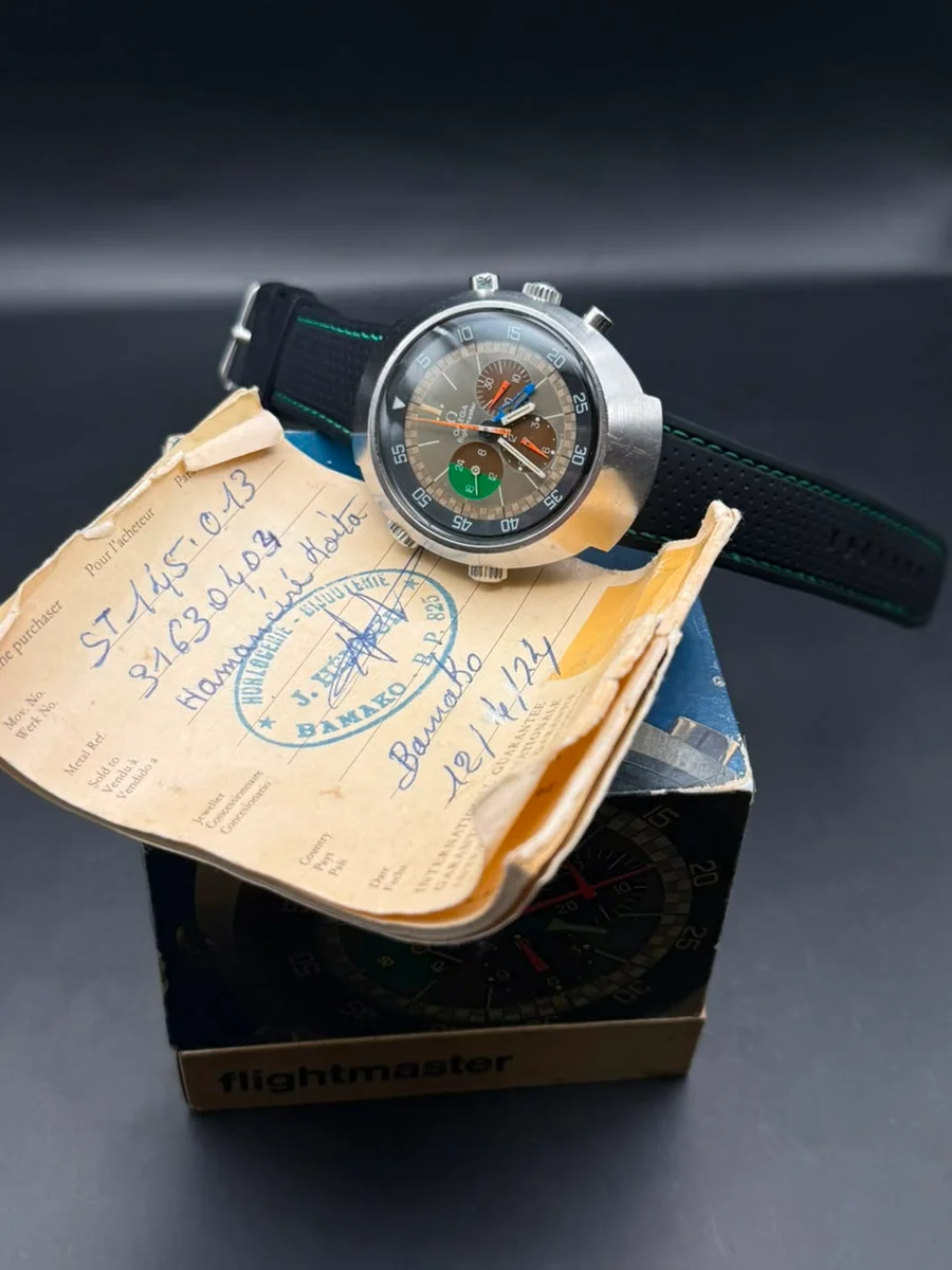 Legendary 1970 Omega Flightmaster Vintage Full Set 43MM - Image 6