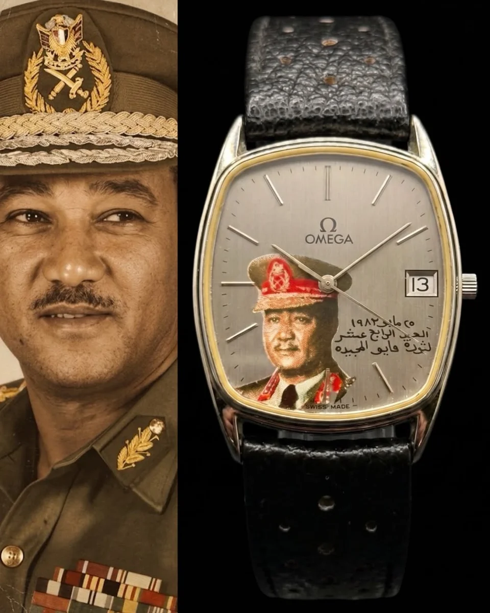 Omega President Jaffar Al Numari Rare Museum Grade Rarity Sudan 1982