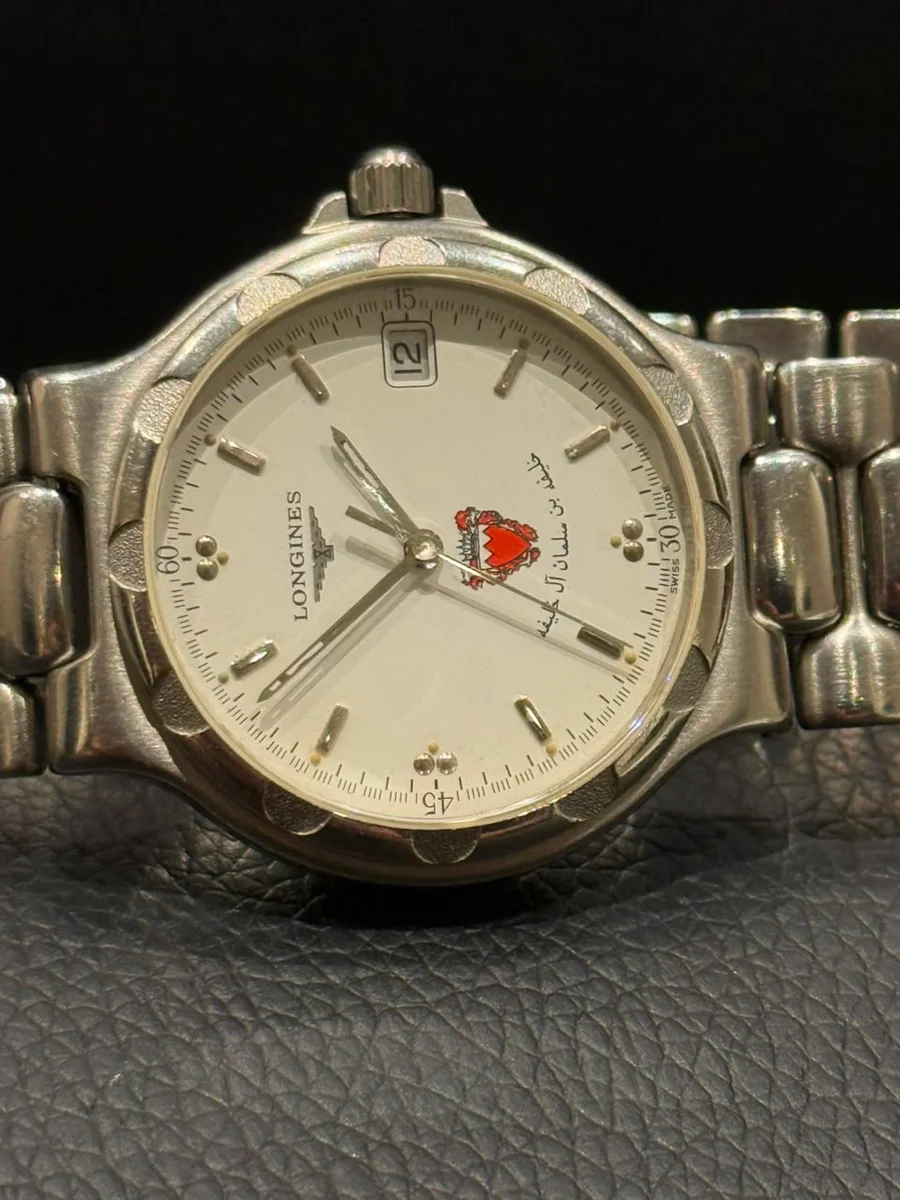 1990 Rare Longines Sheikh Khalifa bin Salman Al Khalifa Bahrain - Image 2