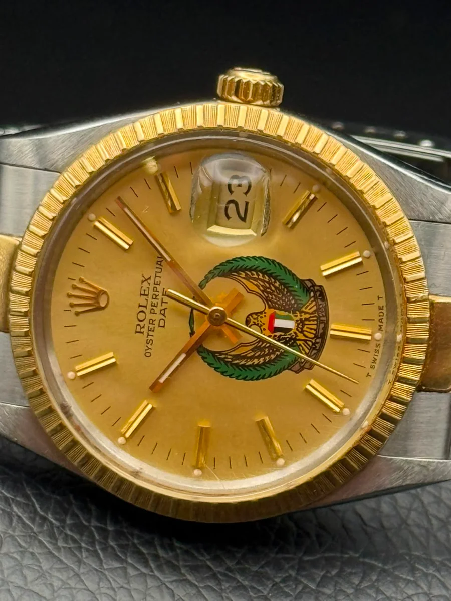 Rolex Datejust Special Edition UAE Armed Forces 1990 RARE - Image 4
