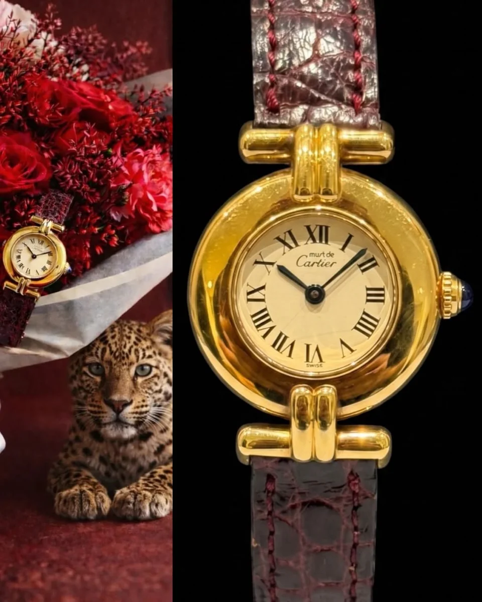 Cartier Must de Colisée 1990s Classic 26 mm 925 Silver