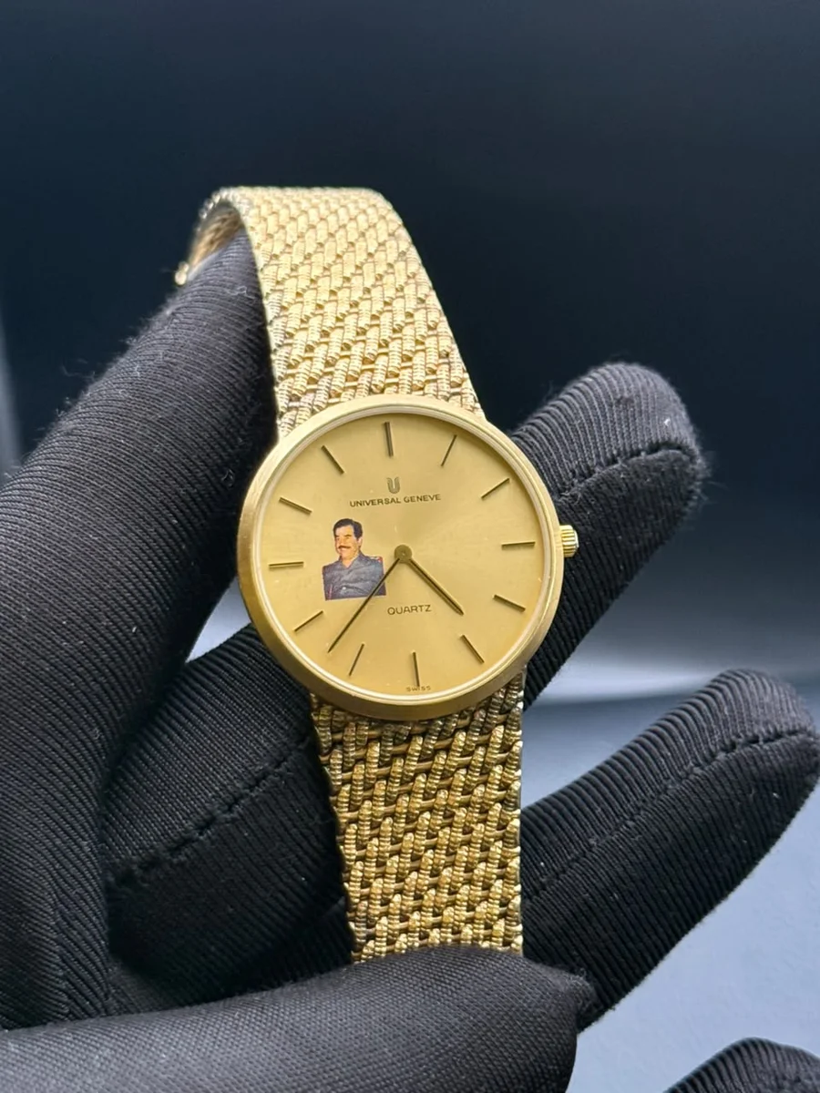 Universal Genève Military Protocol Edition Iraq 1985 Saddam Hussain - Image 2