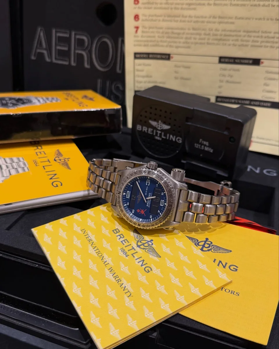 Breitling Military Edition Sultanate Of Oman 1996 Complete Original Set - Image 7