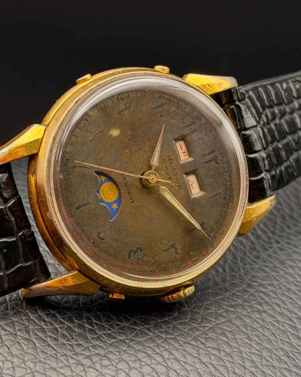Orator 1940 Full Arabic Calendar Monophase 33MM Rare - Image 2
