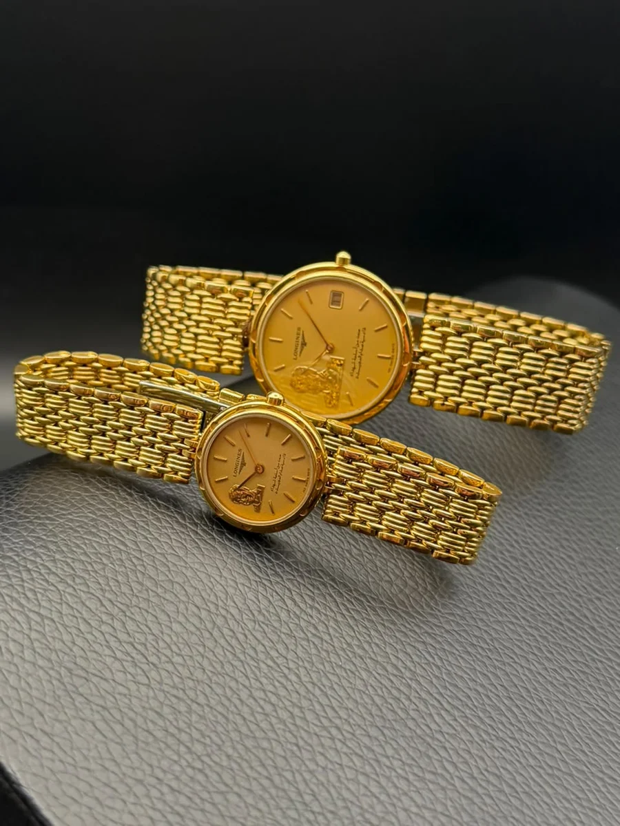Longines Rare Set Iraq 1985  President Saddam Hussein - Image 2
