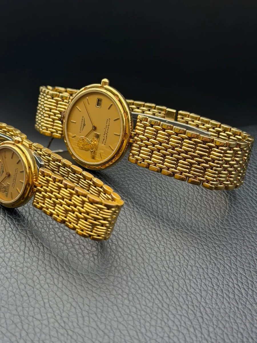 Longines Rare Set Iraq 1985  President Saddam Hussein - Image 5