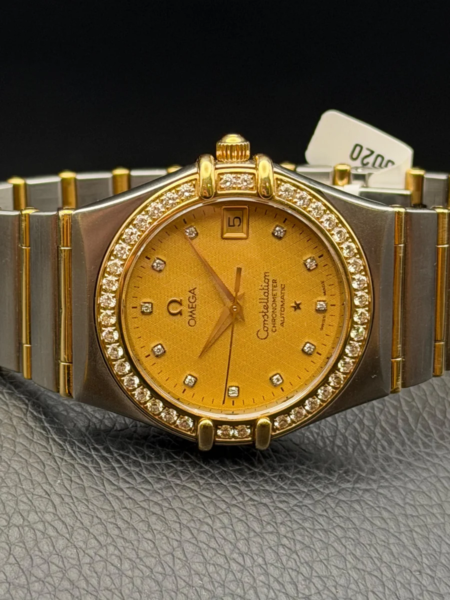 Omega Constellation Steel Gold Diamonds Iconic Constellation - Image 6
