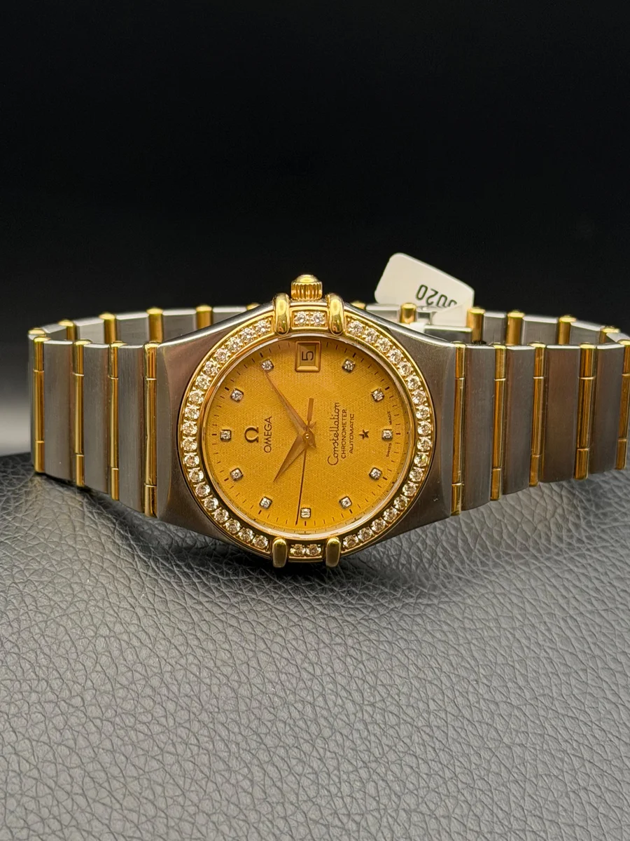 Omega Constellation Steel Gold Diamonds Iconic Constellation - Image 5