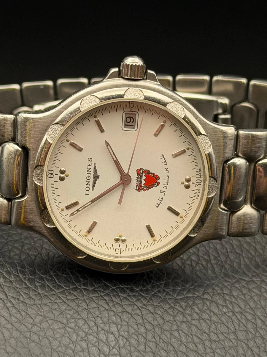 1990 Rare Longines Sheikh Khalifa bin Salman Al Khalifa Bahrain - Image 4