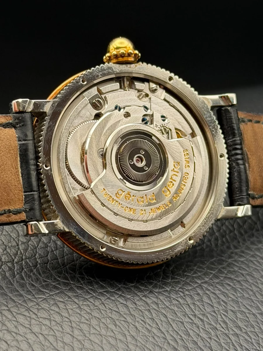 Gerald Genta Ultra Rare UAE Special Forces 1990s Jumping Hour complication - Image 5