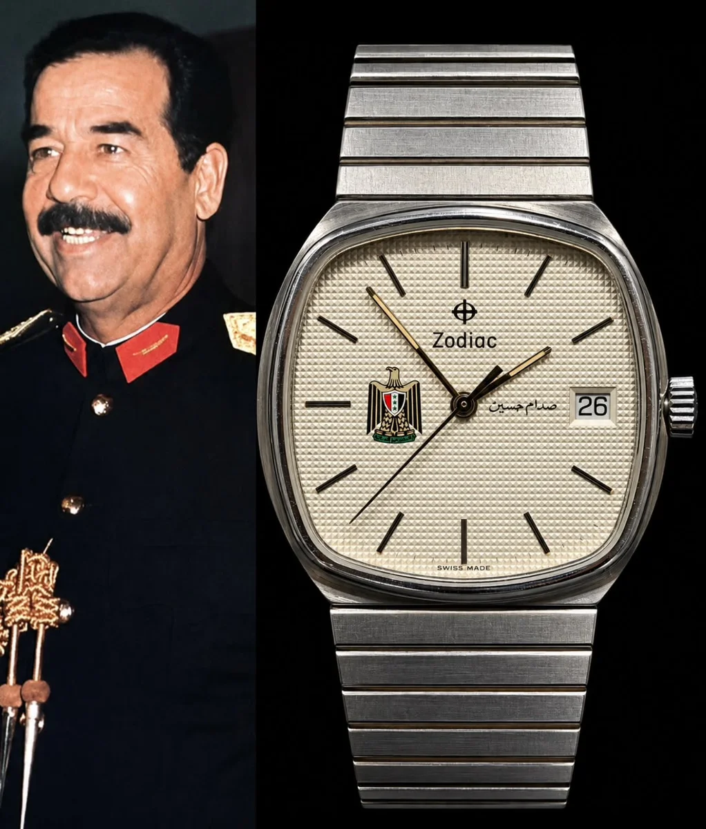 Zodiac 1980 President Saddam Hussein Steel RARE